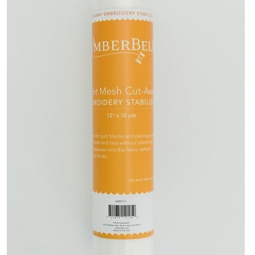 [KBD-KDST-111] Kimberbell Light Mesh Cut-Away Embroidery Stabilizer 12"X10Yds
