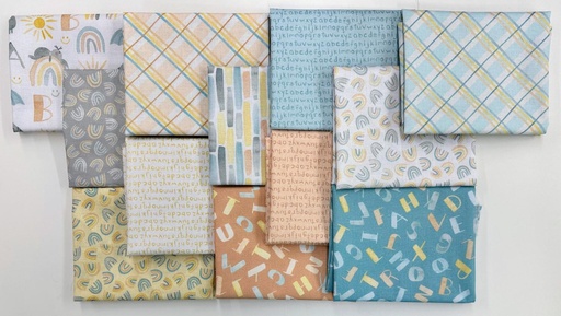 [PP-BunnyLoveF4] Bunny Love Fat Quarter Bundle From P&B