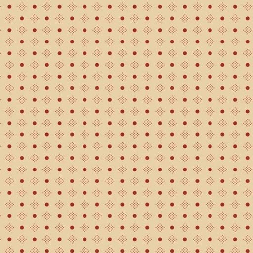 [MB-R220703-RED] Seaside Sandbox Red by Paula Barnes for Marcus Fabrics