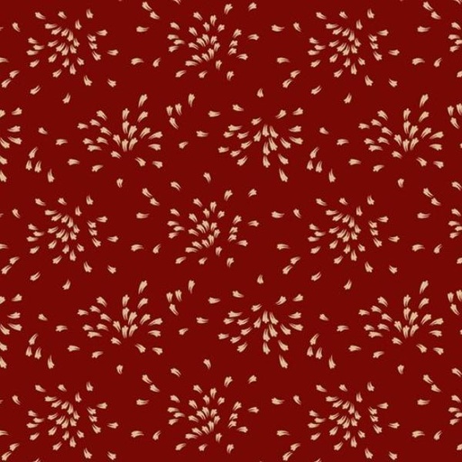 [MB-R220702-RED] Seaside Fireworks Red By Paula Barnes For Marcus Fabrics