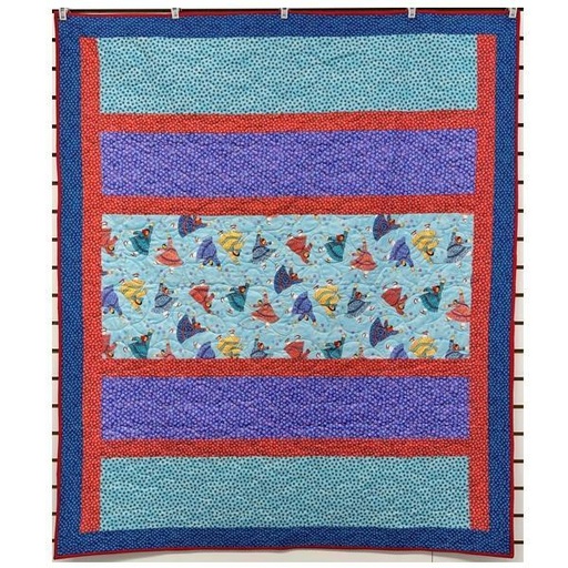 [PP-TumblingKusLB] Tumbling Kuspuks Light Blue Quilt Kit