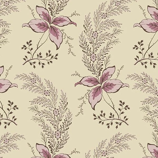 [AND-793-LE] English Garden Orchid Suger & Cream By Laundry Basket Quilts For Andover Fabrics 