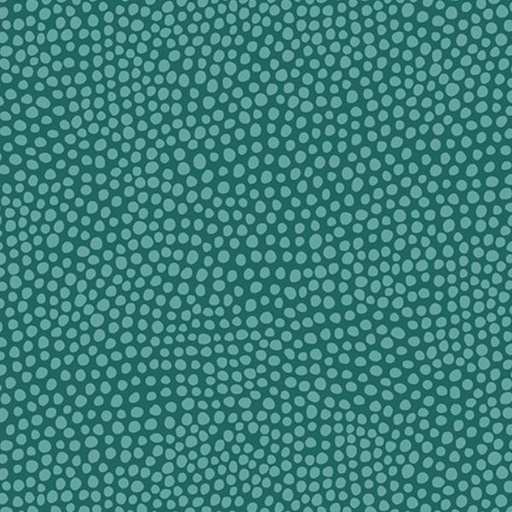 [BEN-13660-84] Wander Lane Two Pebbles Teal By Nancy Halvoren For Benartex