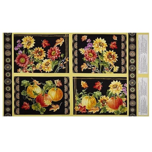 [WP-89263-5986] Harvest Gold Placemat Panel From Wilmington Prints