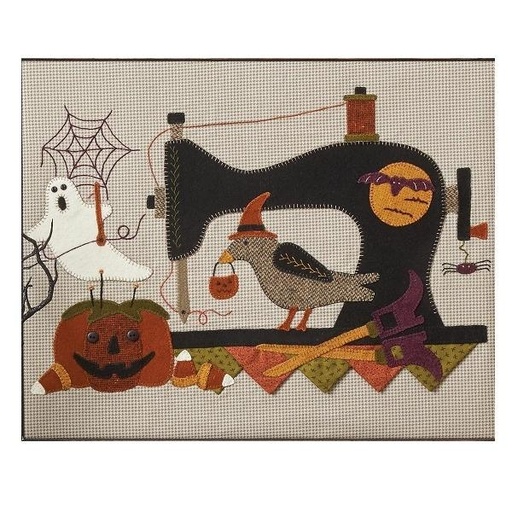[LCQ-BMB-1656] Fall Vintage Sewing Machine Laser Cut Kit From Buttermilk Basin Designs