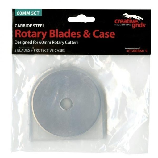 [CGR-RB-605] Creative Grids 60mm Replacement Roatary Blades 5 Pack