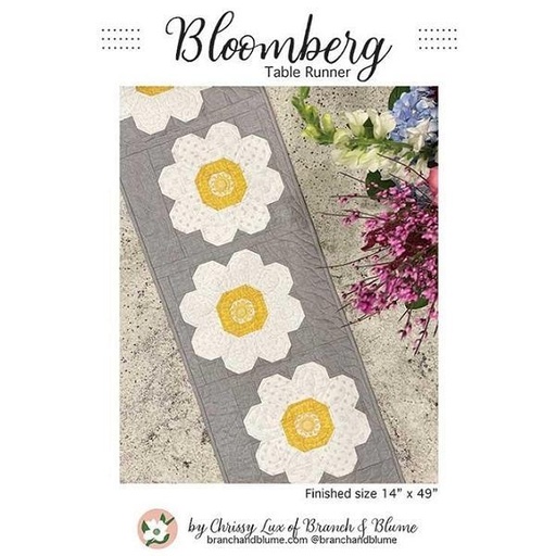 [MOD-BNB-2303] Bloomberg Tablerunner Pattern By Chrissy Lux For Branch & Bloom