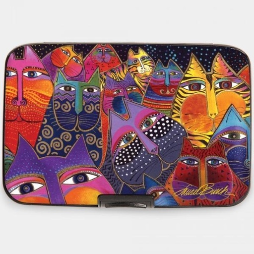 [MFD-71922] Fantasticats Armored Wallet By Laurel Burch For Monarque