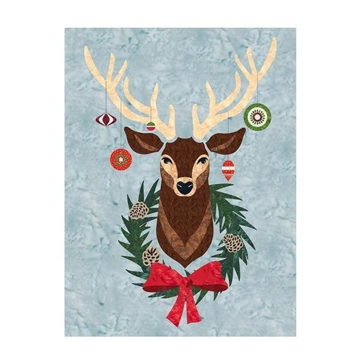 [LCQ-OHXMASDEER] Oh Christmas Deer Laser-Cut Kit By Diana Hatfield For Laser Cut Quilts 