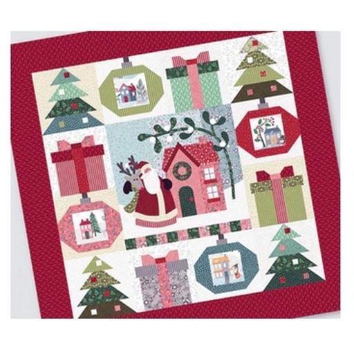 [PP-MistletoeCrossKit] Mistletoe Crossing Quilt Kit 