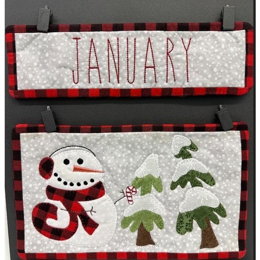 [PP-CalendarJanKit] Patchabilities January Calendar Fabric Kit