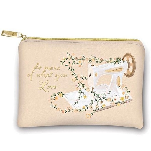 [MOD-1005-60] Glam "Do More of What You Love" Zipper Pouch from MODA