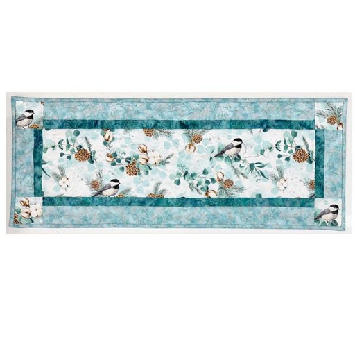 [PP-WinterChicTR] Winter Chickadee Tablerunner Kit