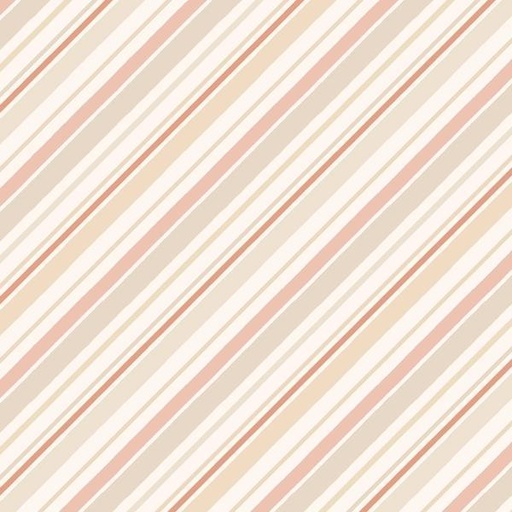 [WP-17815-223] Blessed By Nature Diagonal Peach Stripe By Lisa Audit For Wilmington Prints