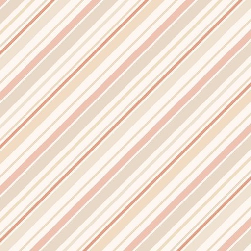 [WP-17815-223] Blessed By Nature Diagonal Peach Stripe By Lisa Audit For Wilmington Prints