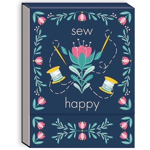 [MOD-46295] Sew Happy Blue Pocket Notepad From Moda