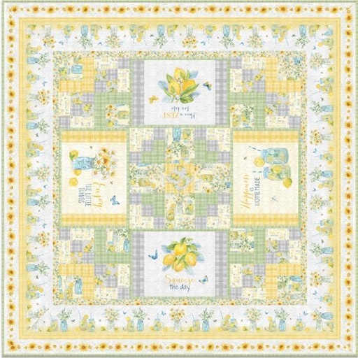 [PP-ZestforLifeKit] Zest For Life Table Topper Quilt Kit From Wilmington Prints