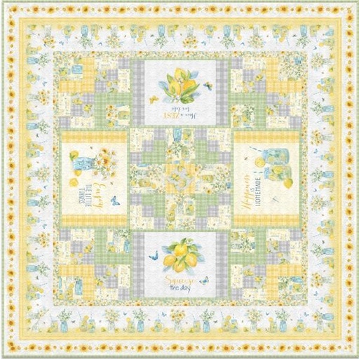 [PP-ZestforLifeKit] Zest For Life Table Topper Quilt Kit From Wilmington Prints