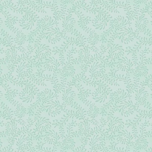 [WP-27650-770] Swirling Leaves Teal By Danielle Leone For Wilmington Prints 