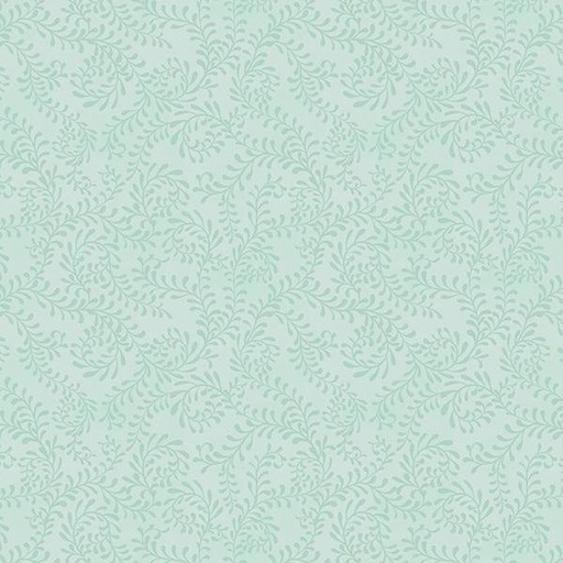 [WP-27650-770] Swirling Leaves Teal By Danielle Leone For Wilmington Prints 