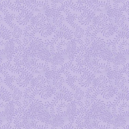 [WP-27650-600] Swirling Leaves Wisteria By Danielle Leone For Wilmington Prints 