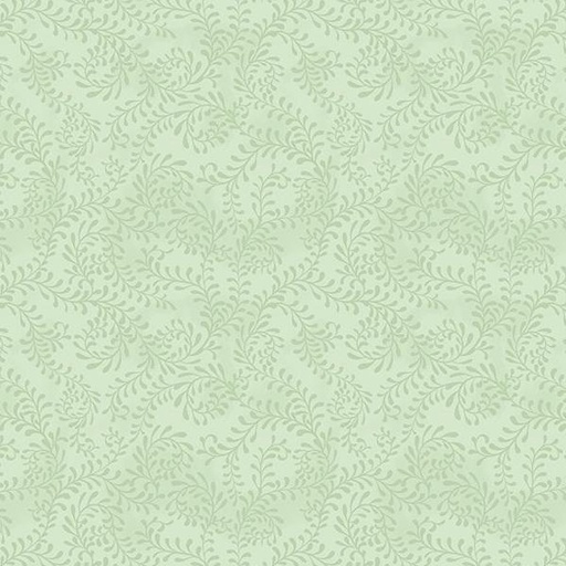 [WP-27650-707] Swirling Leaves Tea Green By Danielle Leone For Wilmington Prints 