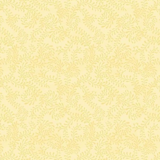 [WP-27650-500] Swirling Leaves Light Yellow Danielle Leone For Wilmington Prints