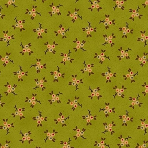 [HG-926-66] Quiet Grace Berry Springs Kiwi By Kim Diehl For Henry Glass