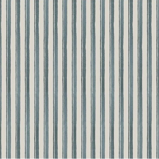 [HG-1101-47] A Beautiful Day Beige And Navy Stripes By Dawn Rosengren For Henry Glass Fabrics 