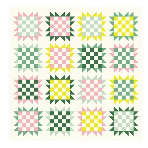 [MOD-PAD-015] Sunflower Patch Quilt Pattern From Patch And Dot 