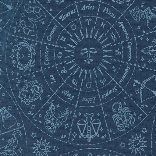 [MOD-24160-17] Starry Sky Night Zodiac By April Rosenthal For Moda Fabrics 