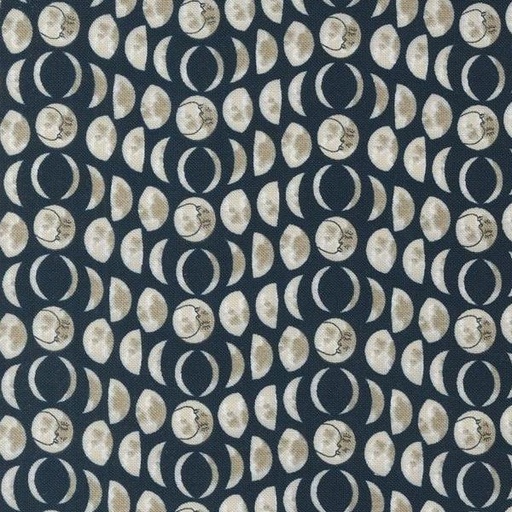 [MOD-24163-18] Starry Sky Midnight Moon Phases By April Rosenthal For Moda Fabrics 