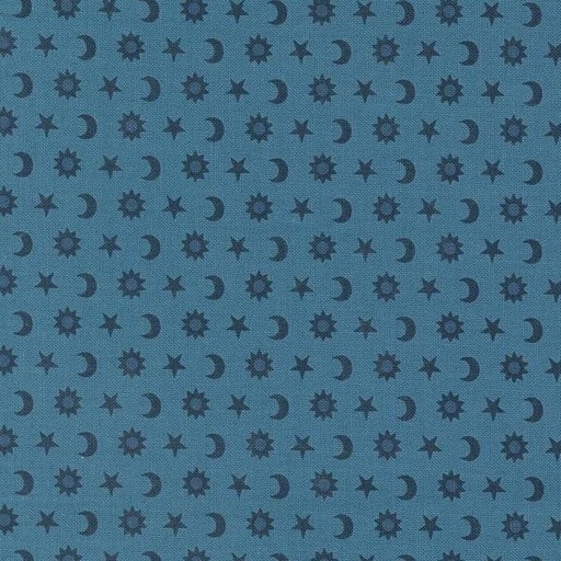 [MOD-24165-16] Starry Sky Evening Sun, Moon, And Stars By April Rosenthal For Moda Fabrics 