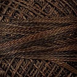 [VI-PC8-P12] Valdani P12 - Brown Variegated - Vintage Hues Sampler , Pearl Cotton Ball, Size 8