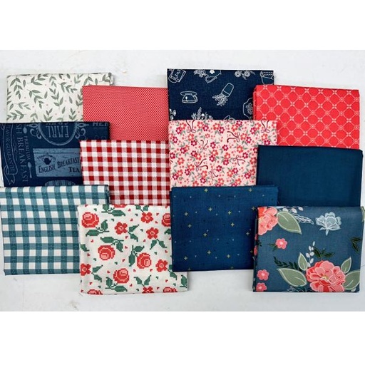 [PP-AfternoonTeaF4] Afternoon Tea Fat Quarter Bundle From Riley Blake