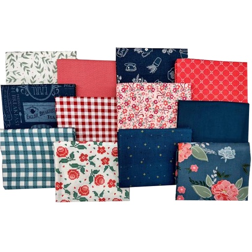 [PP-AfternoonTeaF4] Afternoon Tea Fat Quarter Bundle From Riley Blake