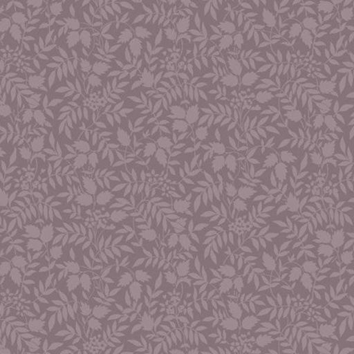 [MB-650861-PURPLE] Botanical Journal Floral Silhouettes Purple By Smithsonian Institution For Marcus Fabrics 