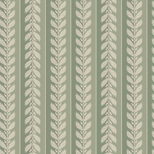 [MB-650859-SAGE] Botanical Journal Feather Stripe Sage by Smithsonian Institution for Marcus Fabrics 