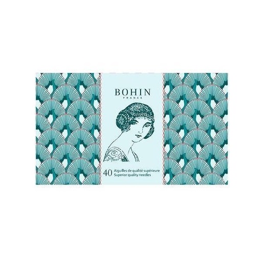 [MOD-98802] Bohin Needle Book, 40Ct, Blue Solange