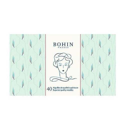 [MOD-98803] Bohin Needle Book, 40Ct, Green Edwidge 