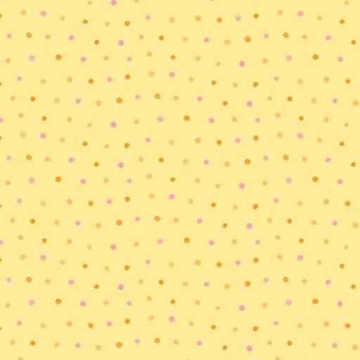 [PB05329-YELL] Sweet Spring Yellow Dots by Debbie Monson for P&B Textiles