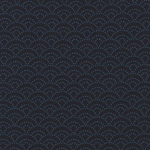 [KAF-88222D3-14] Sevenberry Kasuri Wave Midnight By Sevenberry For Robert Kaufman
