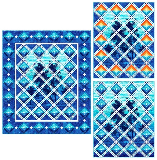 [NOR-PTN-3199] Logs & Lattice Quilt Pattern By Patti's Patchwork For Northcott