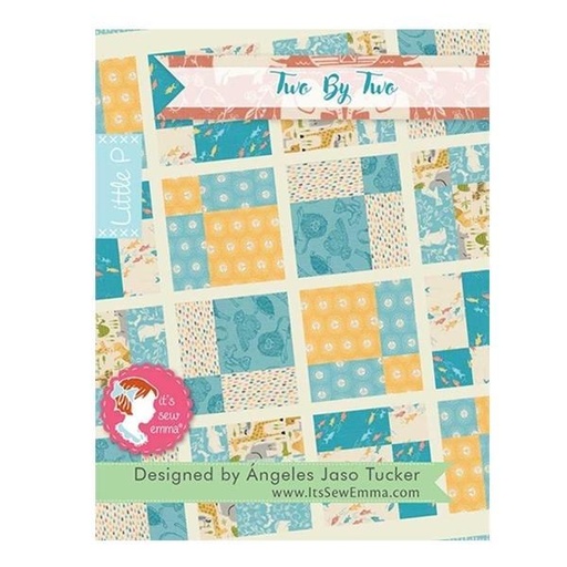 [MOD-ISE-531] Two By Two Quilt Pattern By Angeles Jaso Tucker For Its Sew Emma