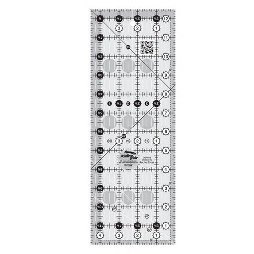 [CGR-412] Creative Grids Quilt Ruler, 4.5" X 12.5"