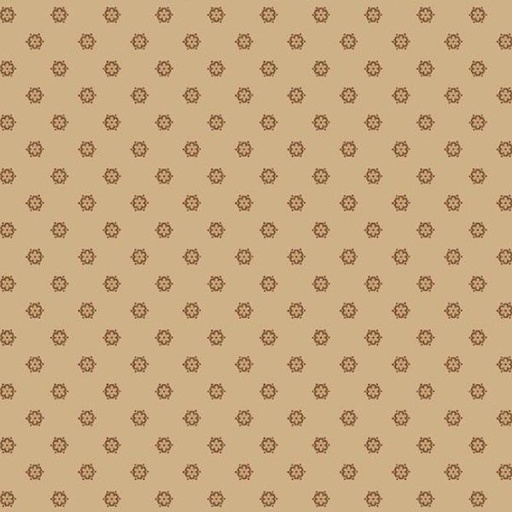 [MB-170795-TAN] Piecemakers Sampler Flower Pop Tan By Pam Buda For Marcus Fabrics