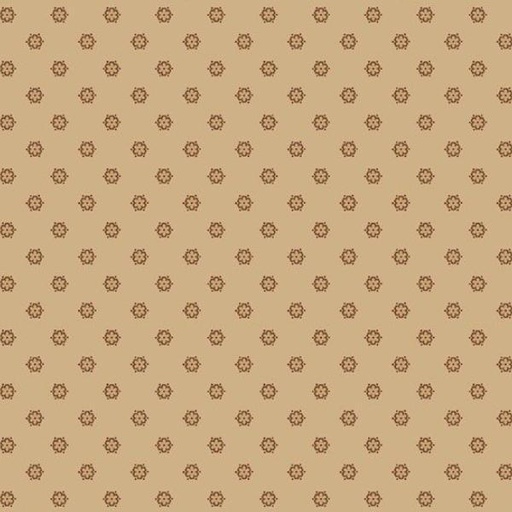 [MB-170795-TAN] Piecemakers Sampler Flower Pop Tan By Pam Buda For Marcus Fabrics