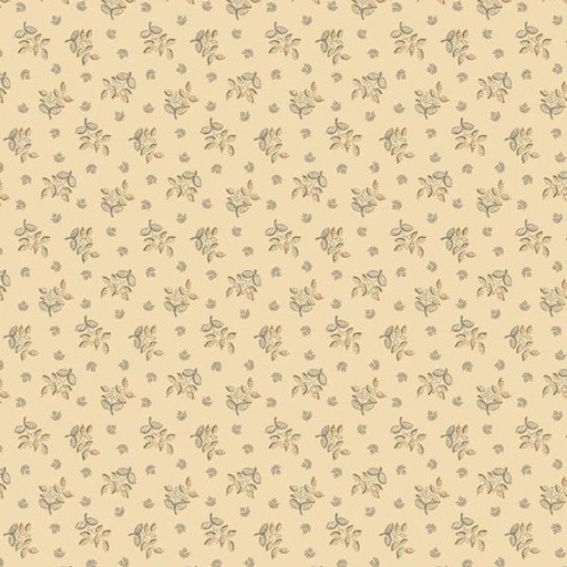 [MB-170794-CRM] Piecemakers Sampler Summer Leaves Cream By Pam Buda For Marcus Fabrics 