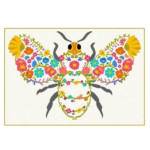 [LCQ-HELLOHONEY] Laser Cut Kit: Hello Honey By Diana Hatfield For Laser Cut Quilts 