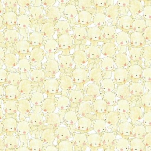 [TTR-2752-BEIGE] Bedtime Story Packed Cute Bears From Timeless Treasures